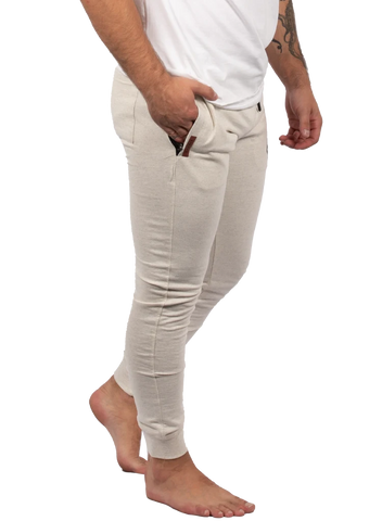 Bottoms Trousers Comfort Oat-Meal Cotton