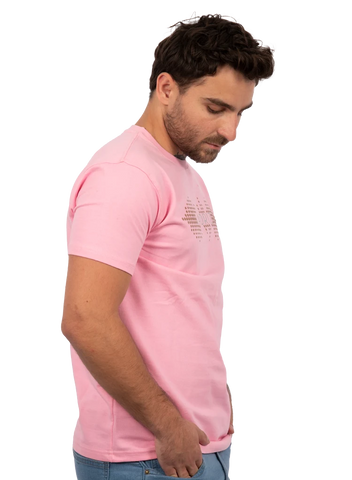 Designed T-shirt Comfort Baby Pink GSM