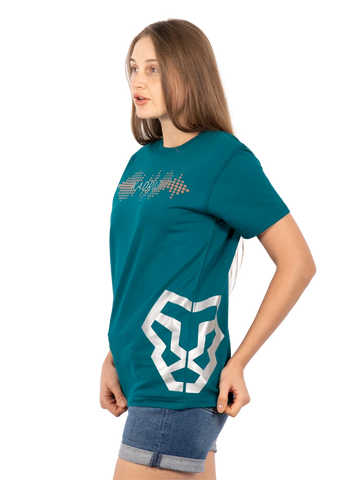Designed T-shirt Comfort Sea Green Lycra