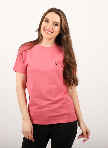 Designed T-shirt Unisex Rouge Pink GSM