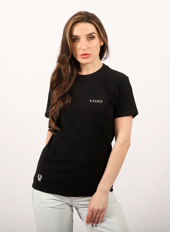 Designed T-shirt Unisex Black GSM