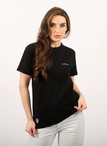 Designed T-shirt Unisex Black GSM