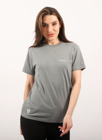 Designed T-shirt Unisex Gray GSM