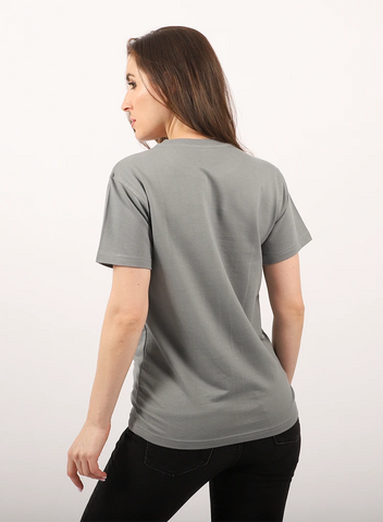 Designed T-shirt Unisex Gray GSM
