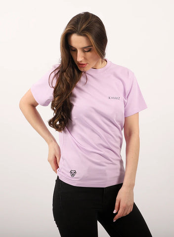 Designed T-shirt Unisex Light Purple GSM