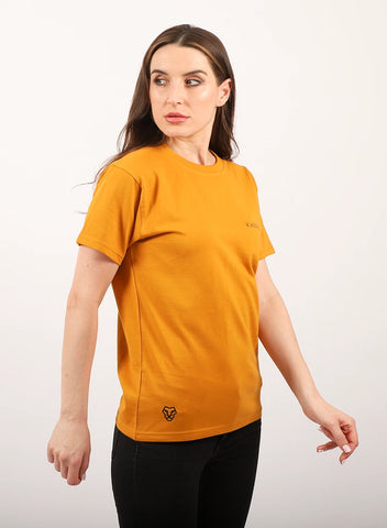 Designed T-shirt Unisex Mustard GSM