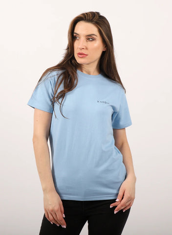 Designed T-shirt Unisex Sky Blue GSM